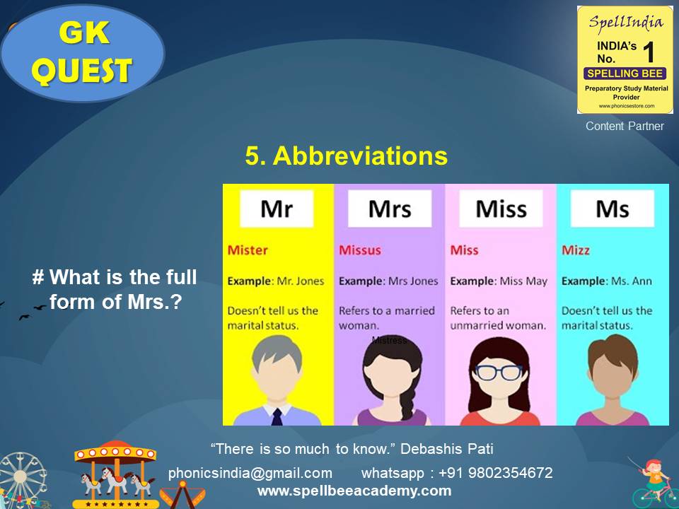 GK Classes for Children - Class 1 Class 2